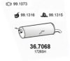 PEUGE 1726VZ End Silencer